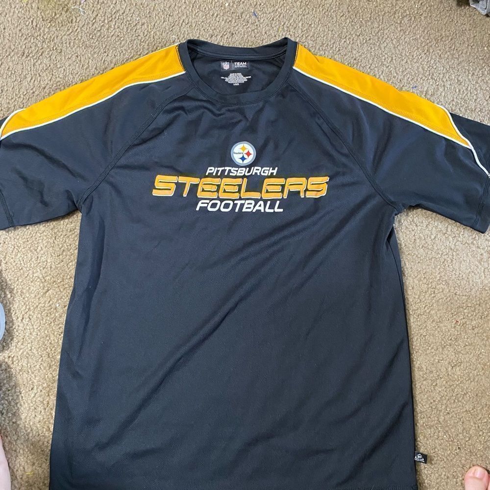 Mens NFL Pittsburgh Steelers Football Athletic Tshirt